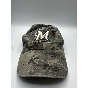 Milwaukee Brewer Miller High Life Beer Baseball Cap Hat Camo Melonwear